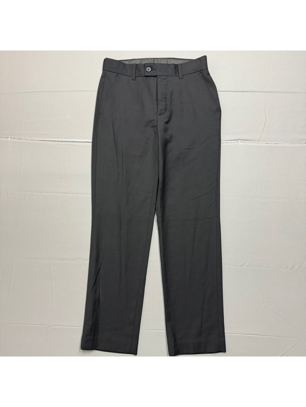 Class Club Boys Modern Fit Wool Blend Dress Pants Size Kids 12 Black Trousers